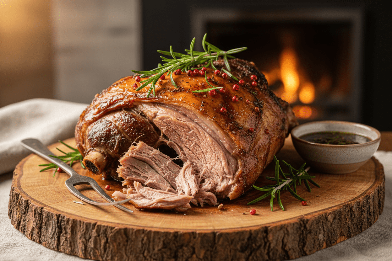 Slow-Roasted Lamb Shoulder - Hunter Natural